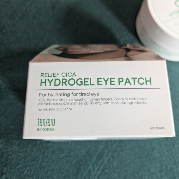 🌸 Tenzero Cica Hydrogel Eye Patches 60 Sheets NIB K-Beauty - Picture 3 of 11